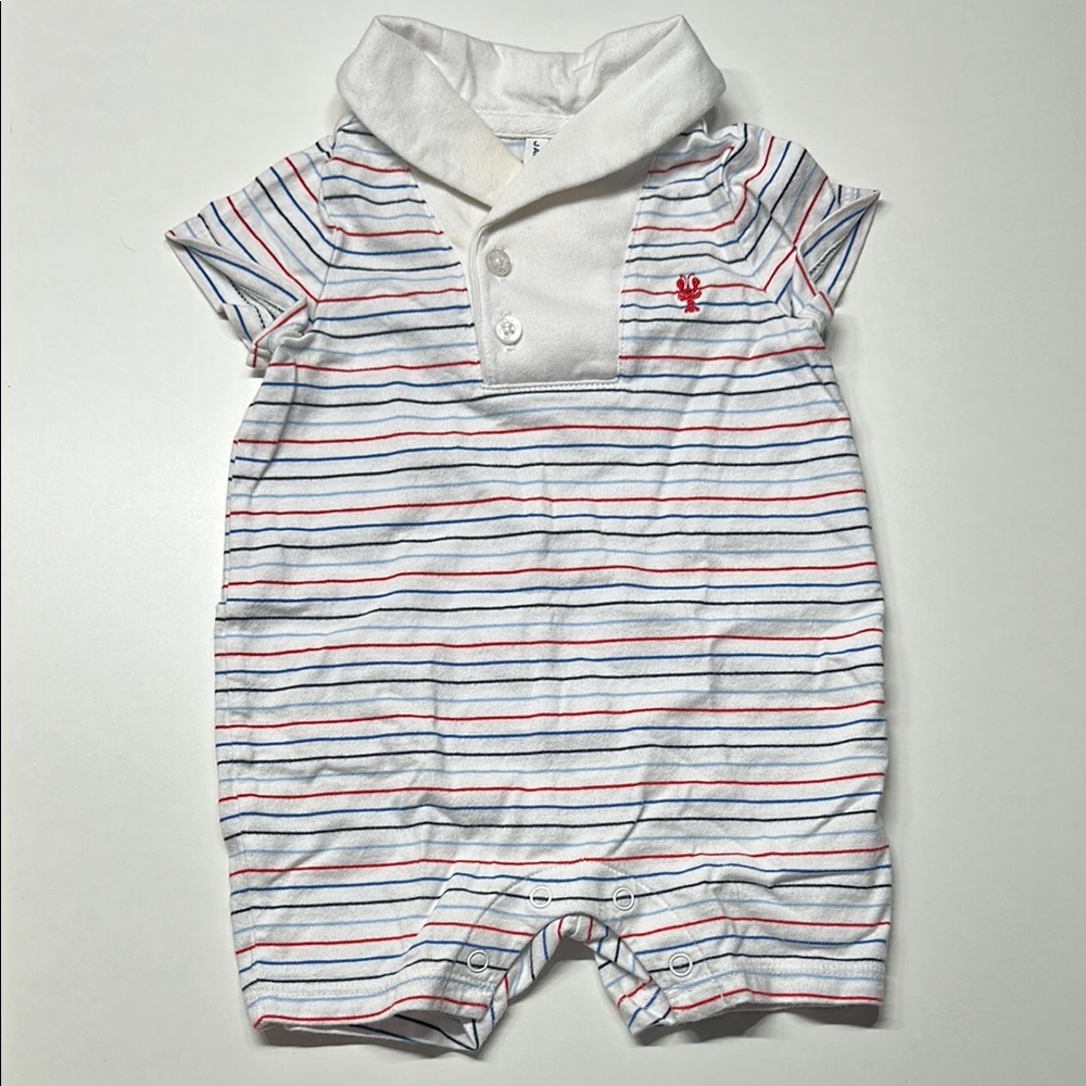 Janie and Jack Nautical Striped Romper